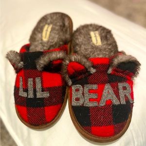 Super Cute Lil Bear Girl’s Slippers